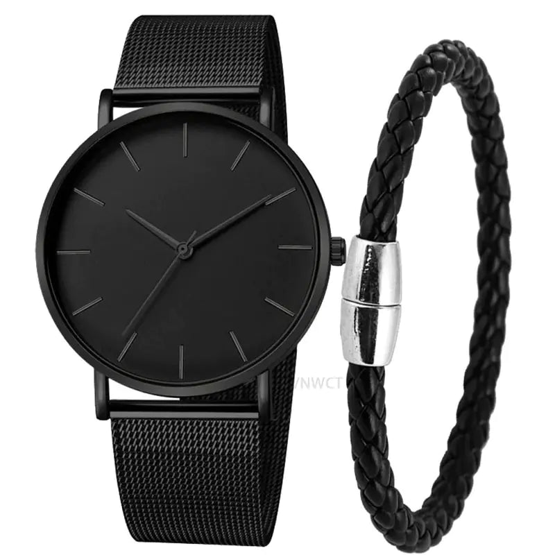Time & Charm - Horloge en armband set