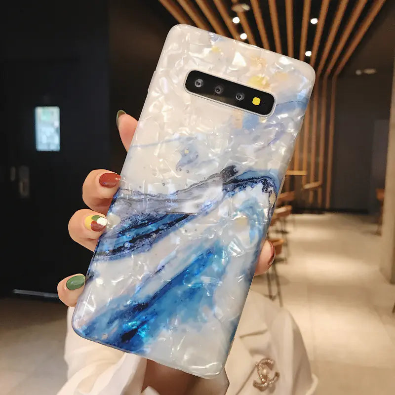 Marbling Case for Samsung Smartphones